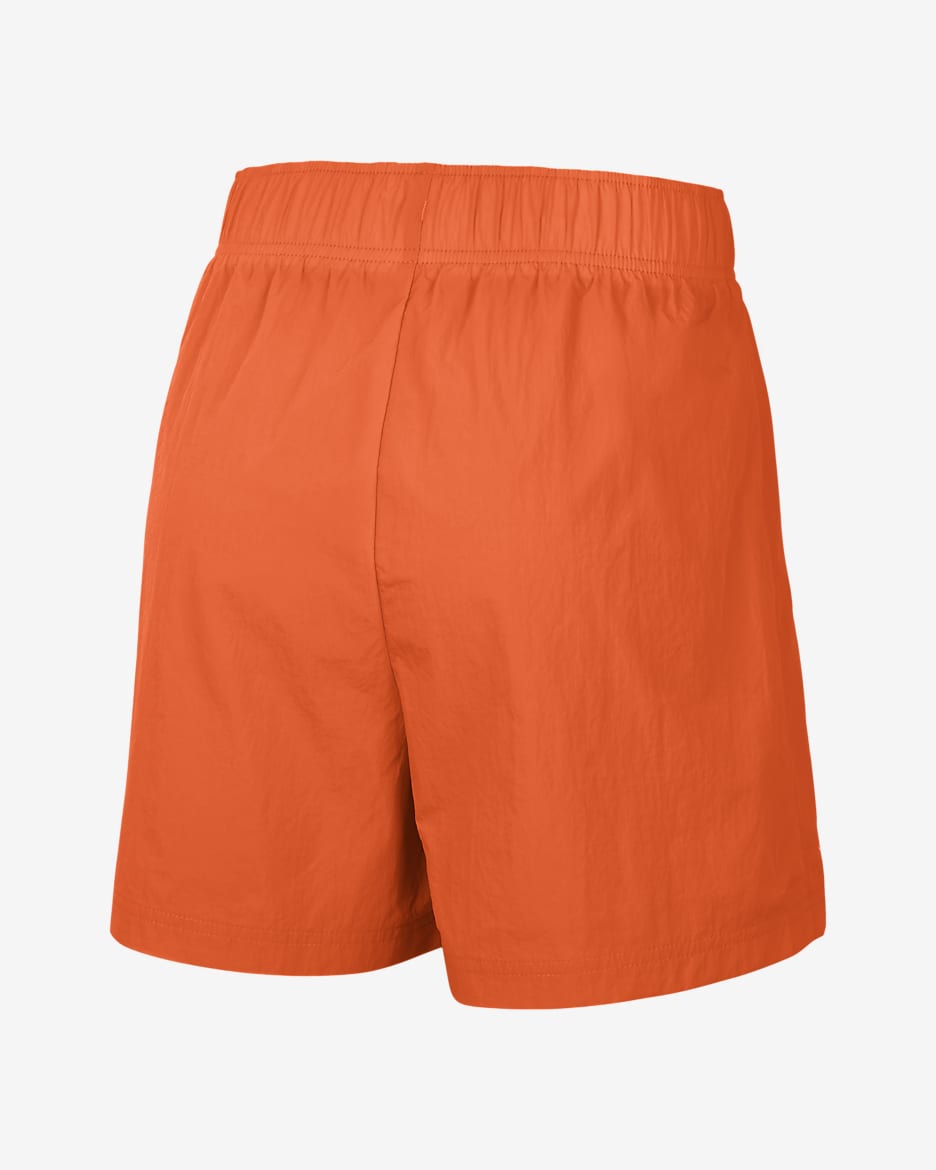 Nike woven shorts orange online